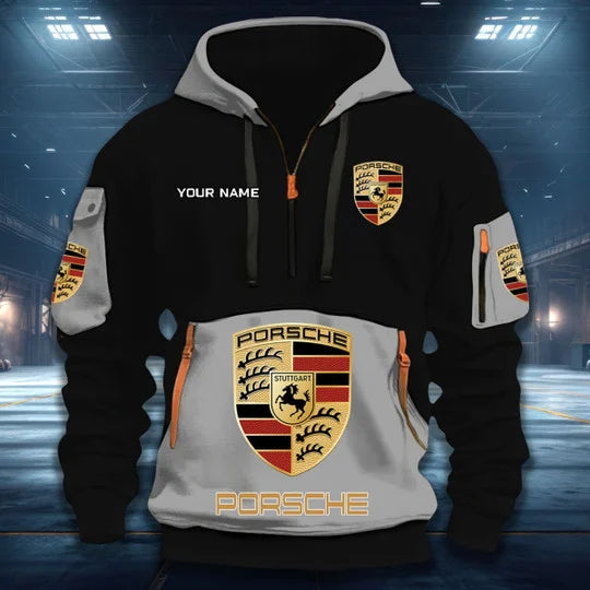[FAN MUST-HAVE] NEW CUSTOMIZED F112 POR PORSCHE QUARTER ZIP HOODIE