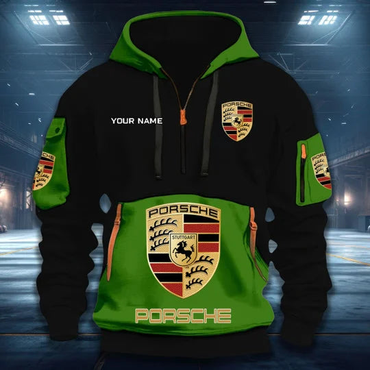 [FAN MUST-HAVE] NEW CUSTOMIZED F112 POR PORSCHE QUARTER ZIP HOODIE