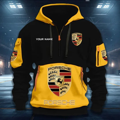 [FAN MUST-HAVE] NEW CUSTOMIZED F112 POR PORSCHE QUARTER ZIP HOODIE
