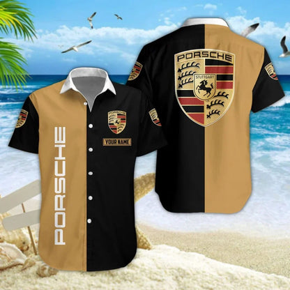 [FAN MUST-HAVE] NEW CUSTOMIZED F112 POR PORSCHE UNISEX HAWAIIAN SHIRT & SHORTS SET