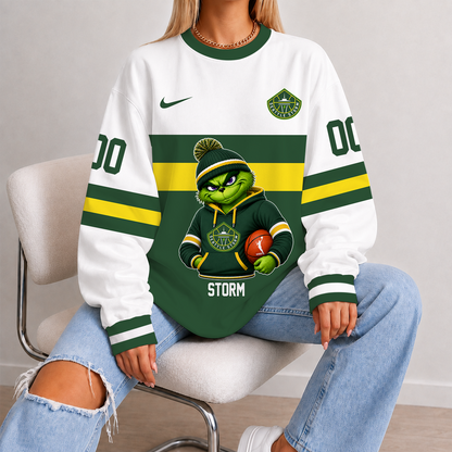 [FAN FAVORITE] NEW CUSTOMIZED WNBA12 STS SEATTLE STORM UNISEX SWEATSHIRT