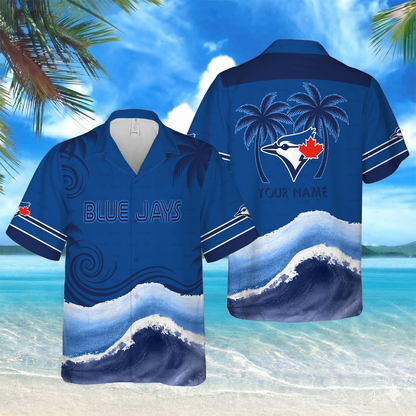 [FLASH SALE] NEW CUSTOMIZED MLB12 TBJ TORONTO BLUE JAYS UNISEX HAWAIIAN SHIRT