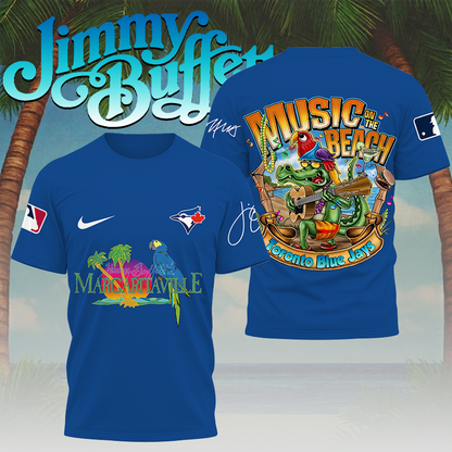 [FLASH SALE] NEW CUSTOMIZED MLB12 TBJ TORONTO BLUE JAYS x JIMMY BUFFETT T-SHIRT, HOODIE, ZIP HOODIE