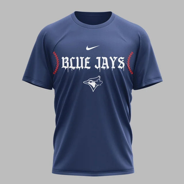 [FLASH SALE] NEW CUSTOMIZED MLB12 TBJ TORONTO BLUE JAYS MUTICOLOR T-SHIRT
