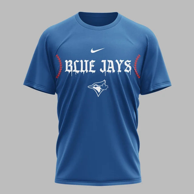 [FLASH SALE] NEW CUSTOMIZED MLB12 TBJ TORONTO BLUE JAYS MUTICOLOR T-SHIRT