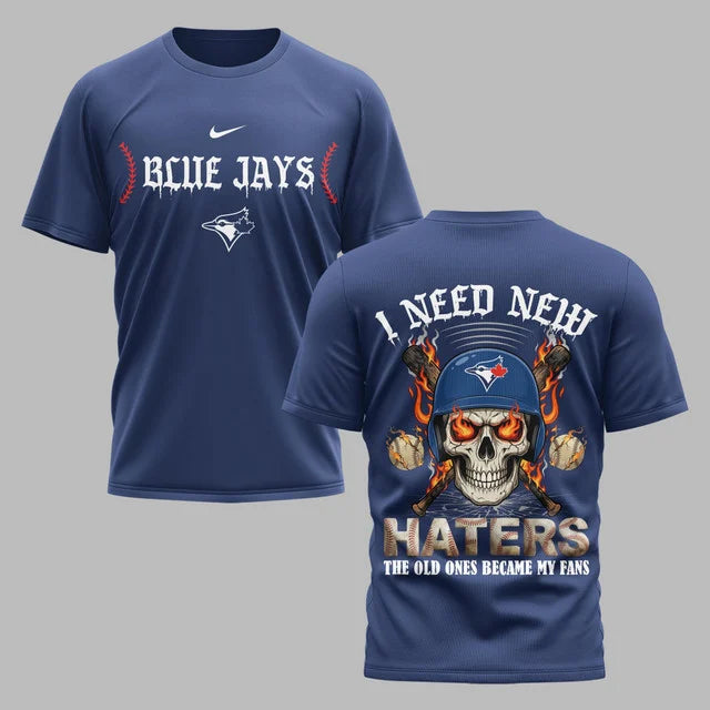 [FLASH SALE] NEW CUSTOMIZED MLB12 TBJ TORONTO BLUE JAYS MUTICOLOR T-SHIRT