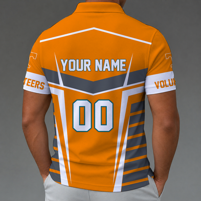 [FAN FAVORITE] NEW CUSTOMIZED NCAA CWS12 TNV TENNESSEE VOLUNTEERS POLO SHIRT
