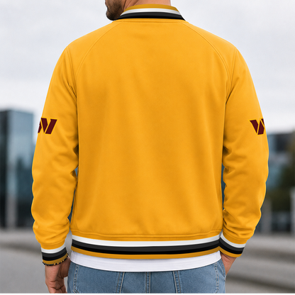 [SPECIAL OFFER] NEW CUSTOMIZED NFL12 WTC WASHINGTON COMMANDERS MEN'S CASUAL JACKET
