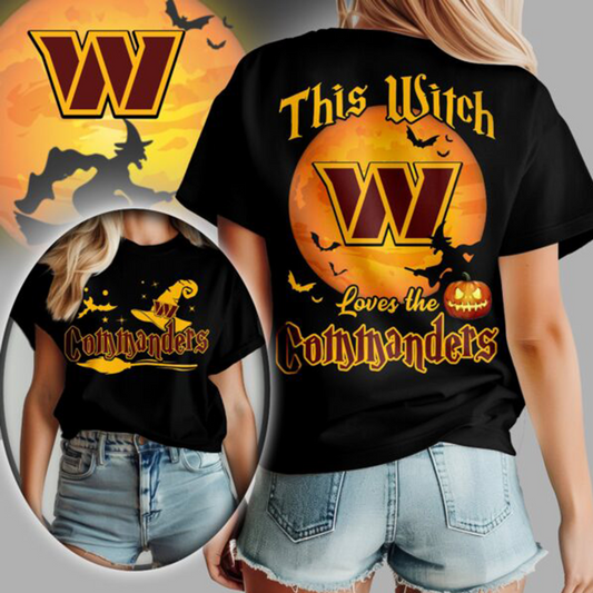 [SPECIAL OFFER] NEW CUSTOMIZED NFL12 WTC WASHINGTON COMMANDERS  HALLOWEEN T-SHIRT, HOODIE & ZIP HOODIE