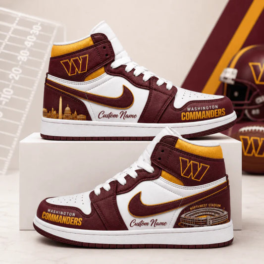 [SPECIAL OFFER] NEW CUSTOMIZED NFL12 WTC WASHINGTON COMMANDERS AIR JORDAN 1