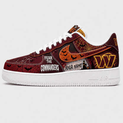 [SPECIAL OFFER] NEW CUSTOMIZED NFL12 WTC WASHINGTON COMMANDERS HALLOWEEN AF1 SHOES