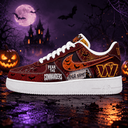 [SPECIAL OFFER] NEW CUSTOMIZED NFL12 WTC WASHINGTON COMMANDERS HALLOWEEN AF1 SHOES