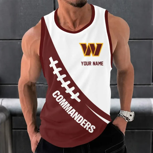 [SPECIAL OFFER] NEW CUSTOMIZED NFL12 WTC WASHINGTON COMMANDERS UNISEX TANK TOP