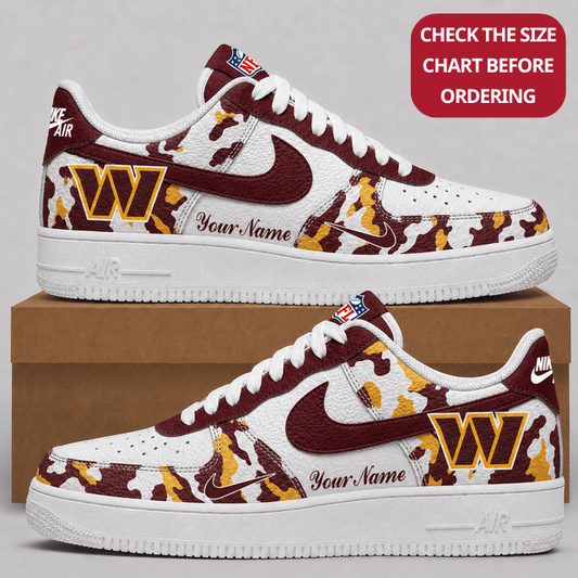 [SPECIAL OFFER] NEW CUSTOMIZED NFL12 WTC WASHINGTON COMMANDERS AF1 SHOES