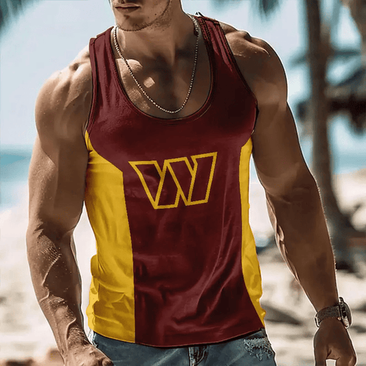 [SPECIAL OFFER] NEW CUSTOMIZED NFL12 WTC WASHINGTON COMMANDERS UNISEX TANK TOP