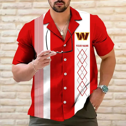 [SPECIAL OFFER] NEW CUSTOMIZED NFL12 WTC WASHINGTON COMMANDERS HAWAIIAN SHIRT
