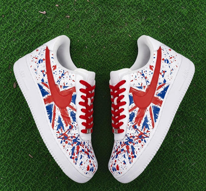 [HOT DEAL] NEW CUSTOMIZED PATRIOTIC AMERICAN FLAG AIR FORCE 1 SHOES