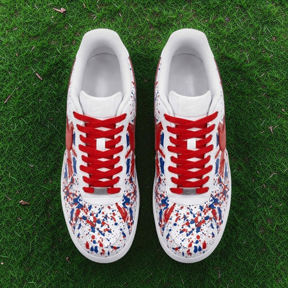 [HOT DEAL] NEW CUSTOMIZED PATRIOTIC AMERICAN FLAG AIR FORCE 1 SHOES