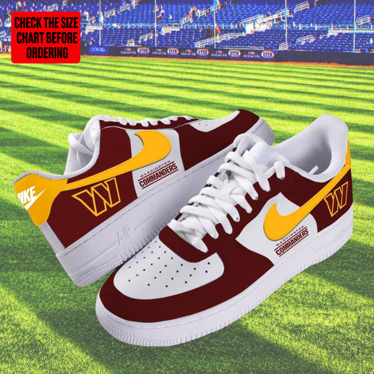 [SPECIAL OFFER] NEW CUSTOMIZED NFL12 WTC WASHINGTON COMMANDERS AF1 SHOES