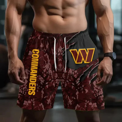 [SPECIAL OFFER] NEW CUSTOMIZED NFL12 WTC WASHINGTON COMMANDERS SHORT PANTS
