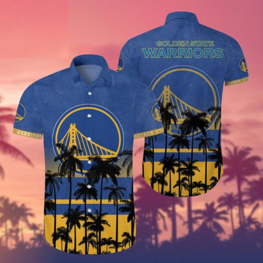 [HOT DEAL] NEW CUSTOMIZED NBA12 GSW GOLDEN STATE WARRIORS UNISEX HAWAIIAN SHIRT
