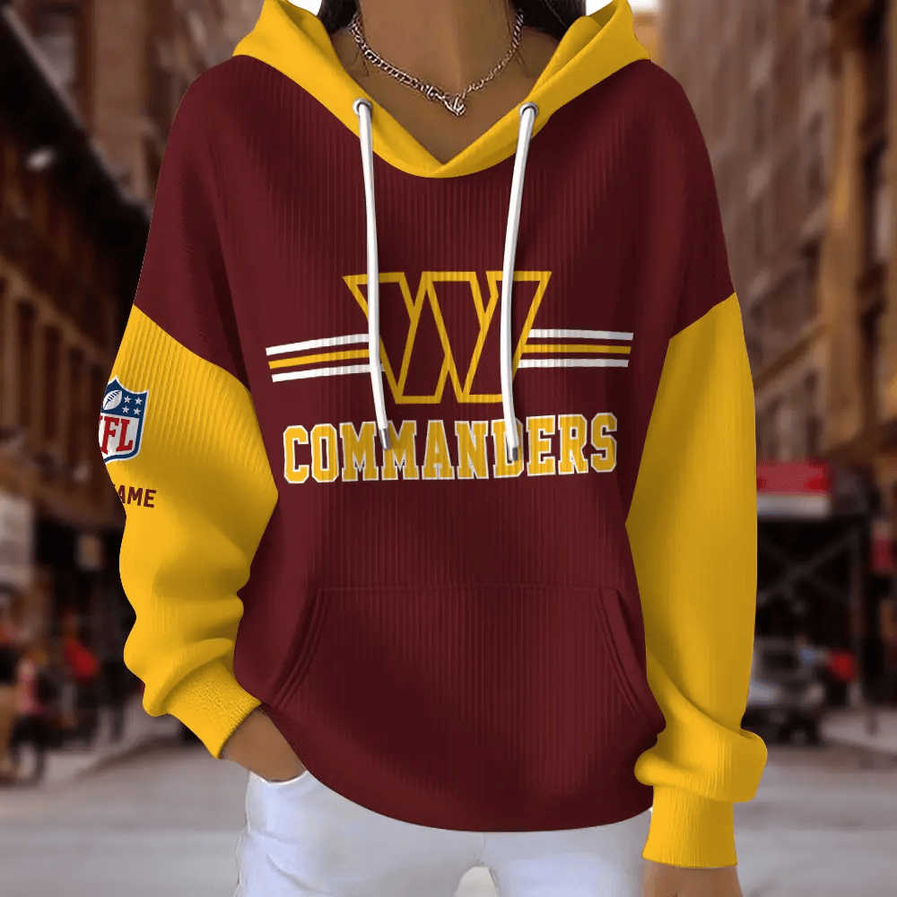 [SPECIAL OFFER] NEW CUSTOMIZED NFL12 WTC WASHINGTON COMMANDERS RIBBED HOODIE & SWEATSHIRT