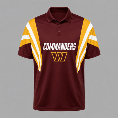 [SPECIAL OFFER] NEW CUSTOMIZED NFL12 WTC WASHINGTON COMMANDERS POLO SHIRT