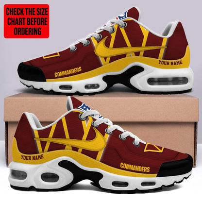 [SPECIAL OFFER] NEW CUSTOMIZED NFL12 WTC WASHINGTON COMMANDERS AIR MAX PLUS SNEAKERS