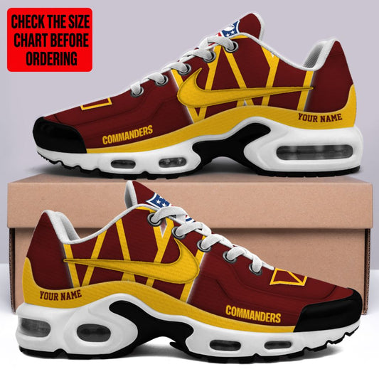 [SPECIAL OFFER] NEW CUSTOMIZED NFL12 WTC WASHINGTON COMMANDERS AIR MAX PLUS SNEAKERS