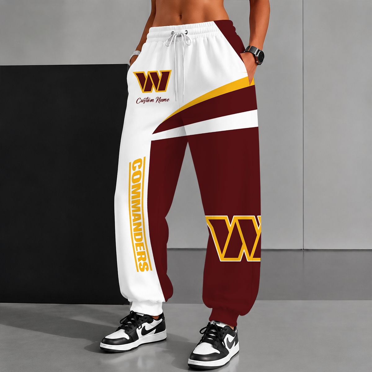 [SPECIAL OFFER] NEW CUSTOMIZED NFL12 WTC WASHINGTON COMMANDERS SWEATPANTS