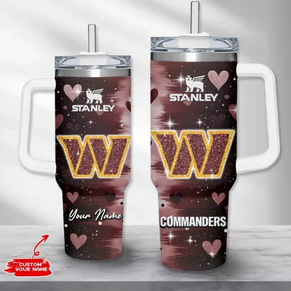 [SPECIAL OFFER] NEW CUSTOMIZED NFL12 WTC WASHINGTON COMMANDERS HALLOWEEN  40OZ TUMBLER