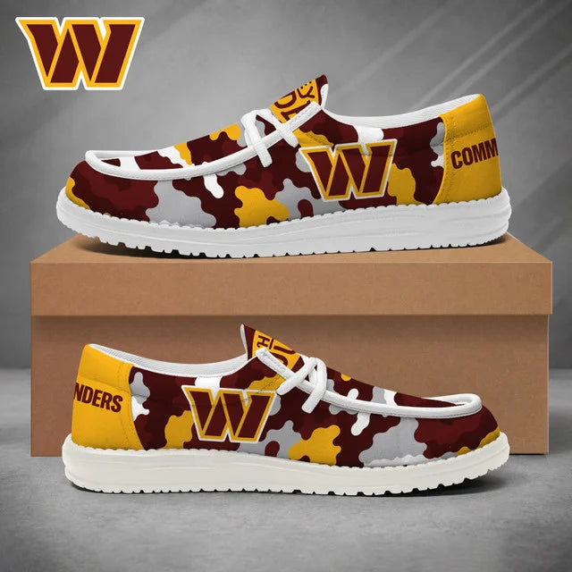 [SPECIAL OFFER] NEW CUSTOMIZED NFL12 WTC WASHINGTON COMMANDERS LOAFER SHOES