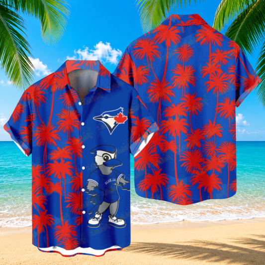 [FLASH SALE] NEW CUSTOMIZED MLB12 TBJ TORONTO BLUE JAYS UNISEX HAWAIIAN SHIRT
