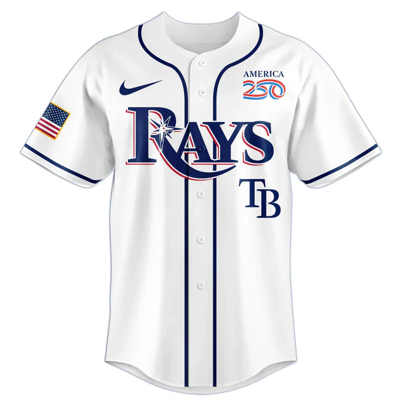 [FLASH SALE] NEW CUSTOMIZED MLB21 TBR TAMPA BAY RAYS BASEBALL JERSEY