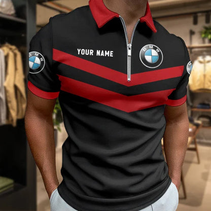 [FAN MUST-HAVE] NEW CUSTOMIZED F113 BMW BMW ZIP POLO SHIRT