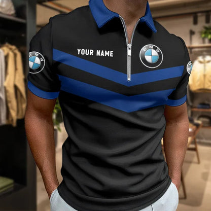 [FAN MUST-HAVE] NEW CUSTOMIZED F113 BMW BMW ZIP POLO SHIRT