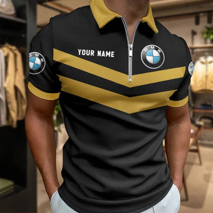 [FAN MUST-HAVE] NEW CUSTOMIZED F113 BMW BMW ZIP POLO SHIRT