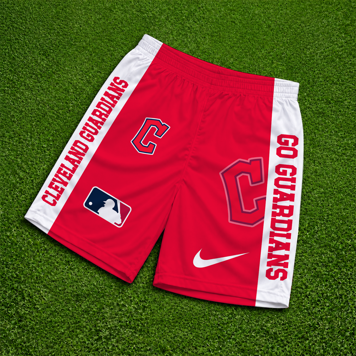 [FLASH SALE] NEW PREMIUM MLB13 CGS CLEVELAND GUARDIANS SHORT PANTS