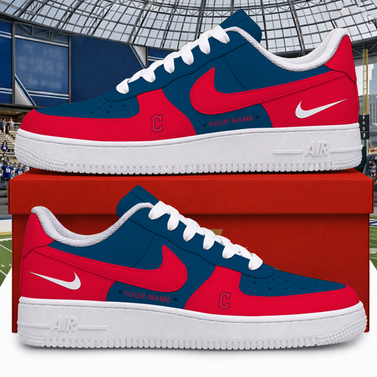 [FLASH SALE] NEW CUSTOMIZED MLB13 CGS CLEVELAND GUARDIANS AF1 SHOES