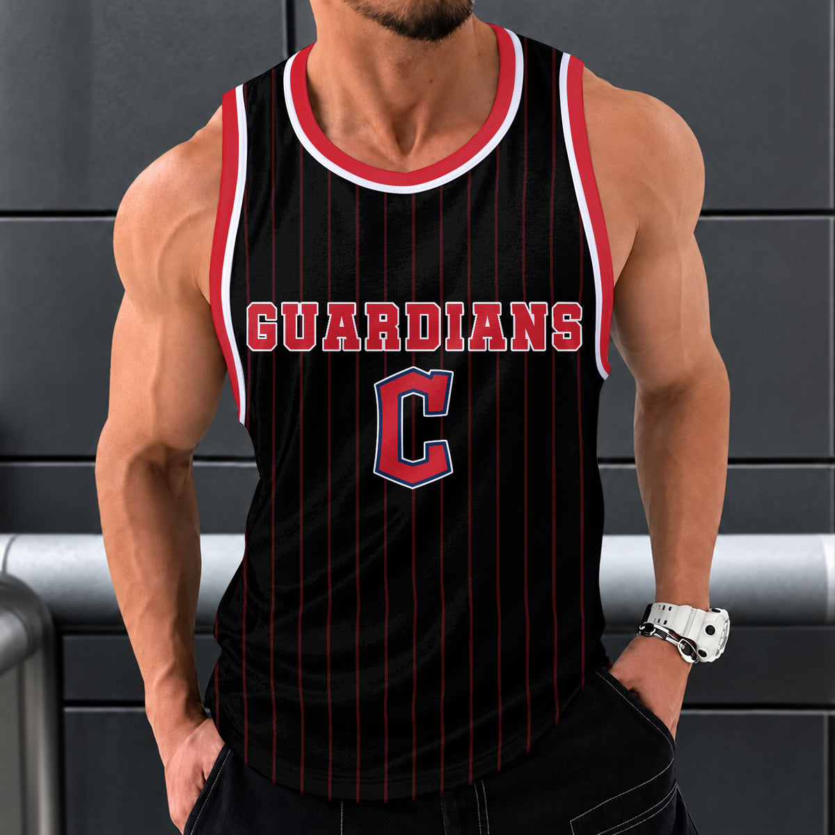 [FLASH SALE] NEW CUSTOMIZED MLB13 CGS CLEVELAND GUARDIANS UNISEX TANK TOP