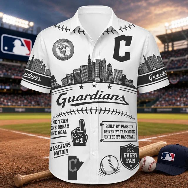 [FLASH SALE] NEW CUSTOMIZED MLB13 CGS CLEVELAND GUARDIANS UNISEX HAWAIIAN SHIRT