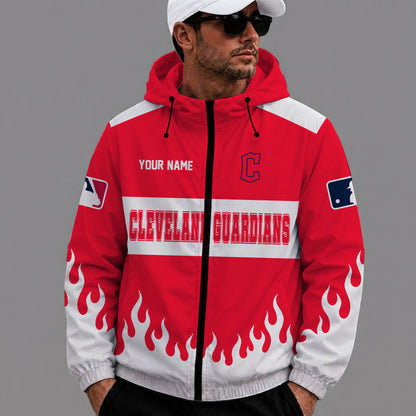 [FLASH SALE] NEW CUSTOMIZED MLB13 CGS CLEVELAND GUARDIANS WINDBREAKER JACKET
