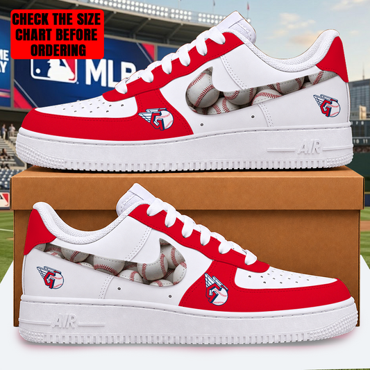 [FLASH SALE] NEW CUSTOMIZED MLB13 CGS CLEVELAND GUARDIANS AF1 SHOES
