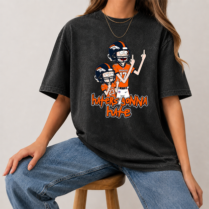 [SPECIAL OFFER] NEW CUSTOMIZED NFL13 DVB DENVER BRONCOS FUNNY WASHED TEE