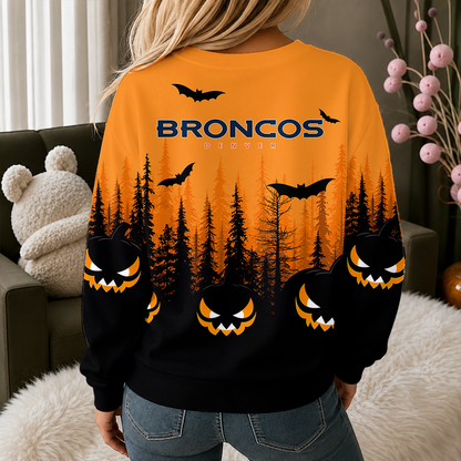 [SPECIAL OFFER] NEW CUSTOMIZED NFL13 DVB DENVER BRONCOS UNISEX HALLOWEEN SWEATSHIRT