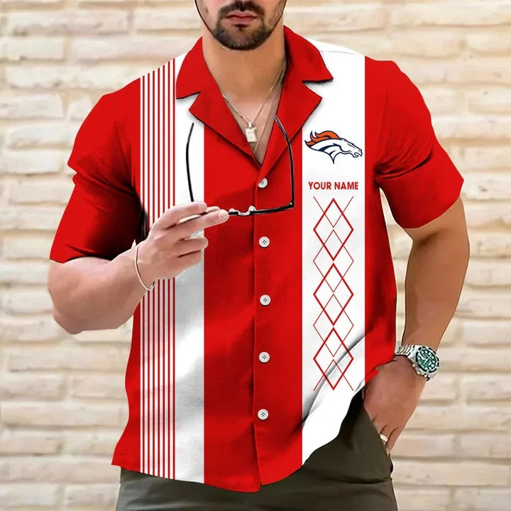 [SPECIAL OFFER] NEW CUSTOMIZED NFL13 DVB DENVER BRONCOS HAWAIIAN SHIRT