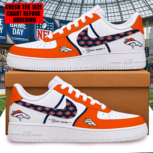 [SPECIAL OFFER] NEW CUSTOMIZED NFL13 DVB DENVER BRONCOS AF1 SHOES