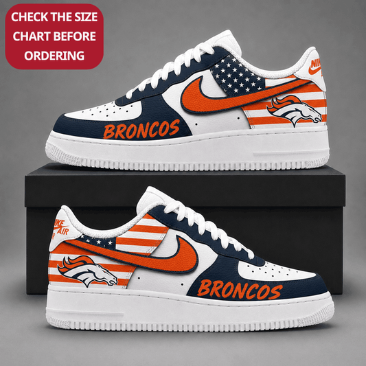 [SPECIAL OFFER] NEW CUSTOMIZED NFL13 DVB DENVER BRONCOS AF1 SHOES