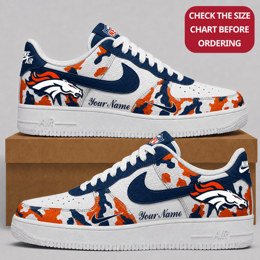 [SPECIAL OFFER] NEW CUSTOMIZED NFL13 DVB DENVER BRONCOS AF1 SHOES