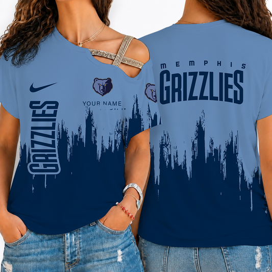 [HOT DEAL] NEW CUSTOMIZED NBA13 MGR MEMPHIS GRIZZLIES SHOULDER SHIRT